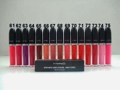 MAC Retro Matte Liquid Lipcolour Laque A Levres 5Ml 0.17Oz 15 Colors Whole set
